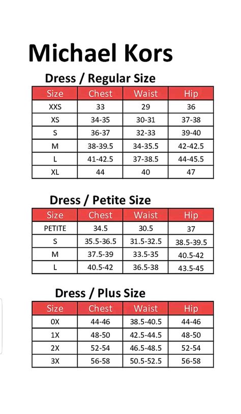 michael kors grande taille|michael kors clothes size chart.